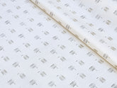 LIGHT YELLOW BROWN WITH TEXTURE PRINT PRIMIUM MIX COTTON SHIRT FABRIC.